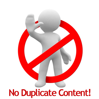No Duplicate Content
